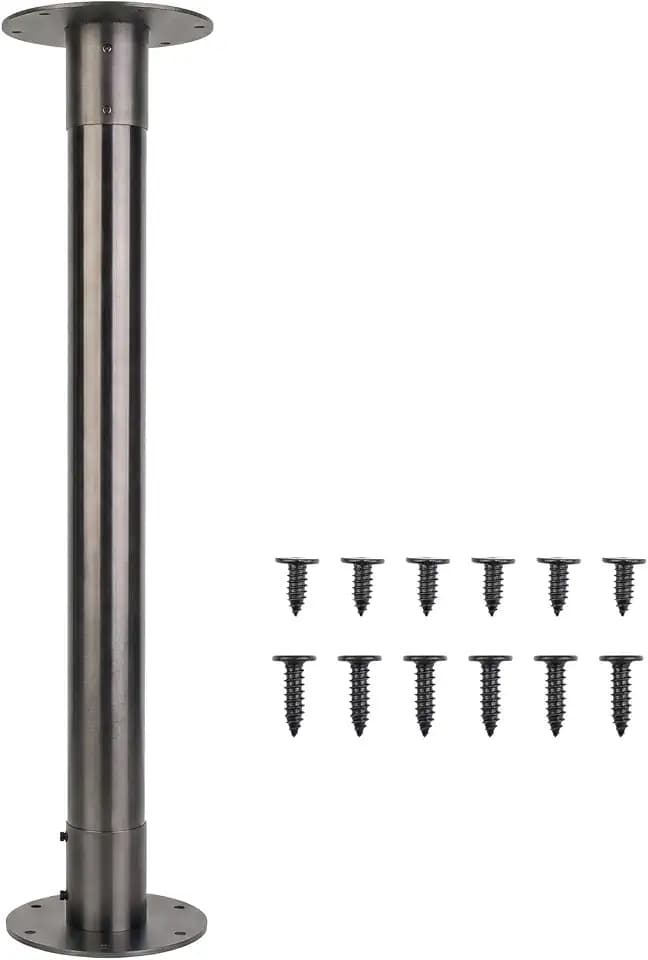 RV Table Leg & Base Mounts, 27"/28"/29" Adjustable