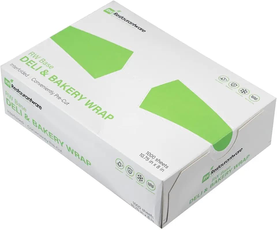Restaurantware Plastic Food Wraps 1000 Pack of 10.75" x 8" Pre-Cut Clear Sandwich Wraps Disposable Pop-Up Microwavable Freezable Greaseproof Food Covers for Burgers, Snacks, And Take Out