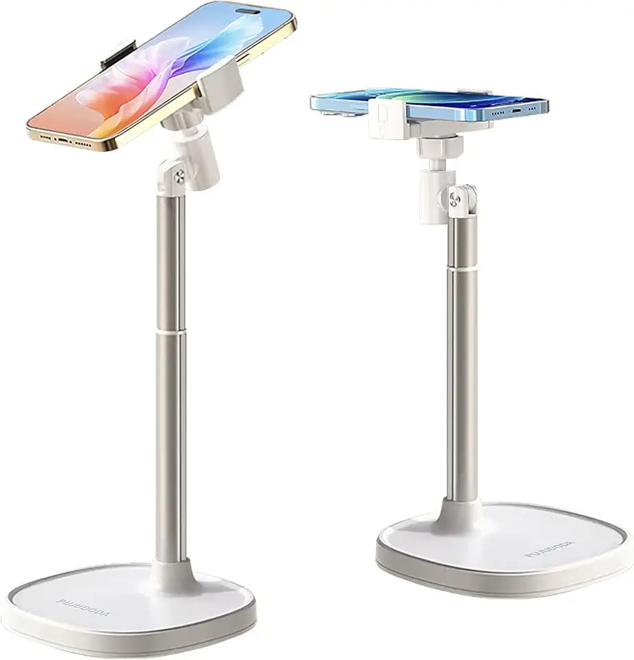 Handy Halterung Tisch, 360° Verstellbarer Smartphone ständer,ideal für Live-Streaming und Videoaufnahmen Handy ständer Für Mobiltelefone wie iPhone,Android