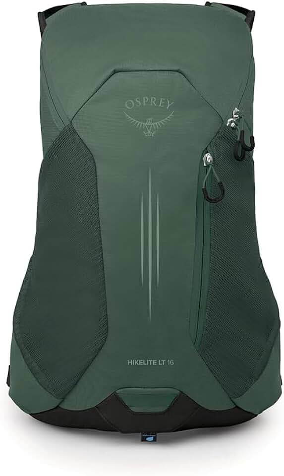Osprey Hikelite LT Unisex-Wanderrucksack, 16L, Tundra Green