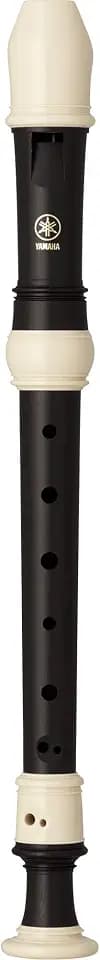 Yamaha YRS-324B Soprano Recorder in Key of C, Baroque Fingering, Double holes, Three-Piece Construction, Simulated Ebony Finish