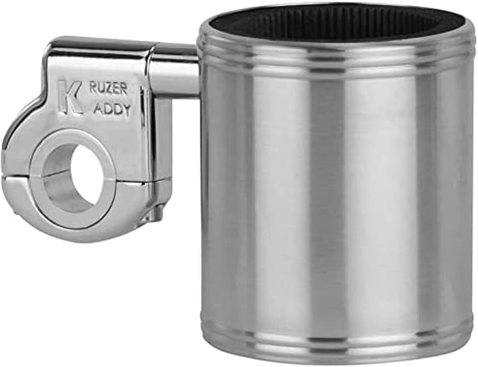 Natural Stainless Steel Cup Holder Bar Mount 7/8, 1, 1 1/4