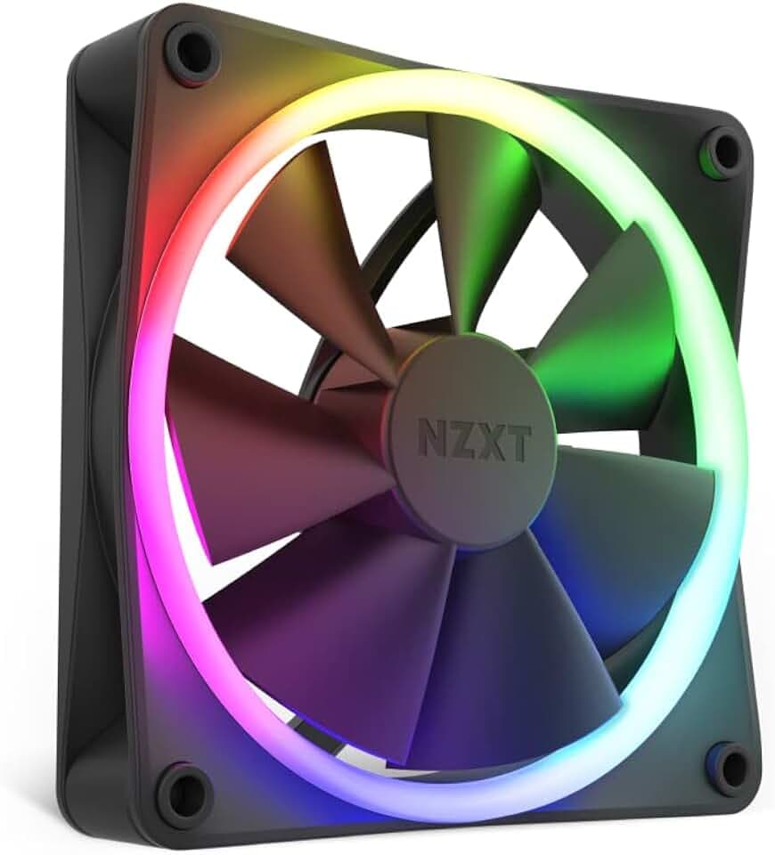 NZXT F120 RGB - 120mm PWM RGB PC-Lüfter - Schwarz