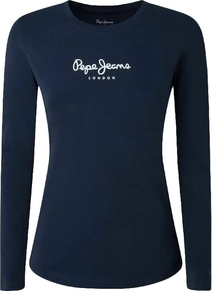 Pepe Jeans Damen New Virginia Ls N T-Shirt (Packung 1)