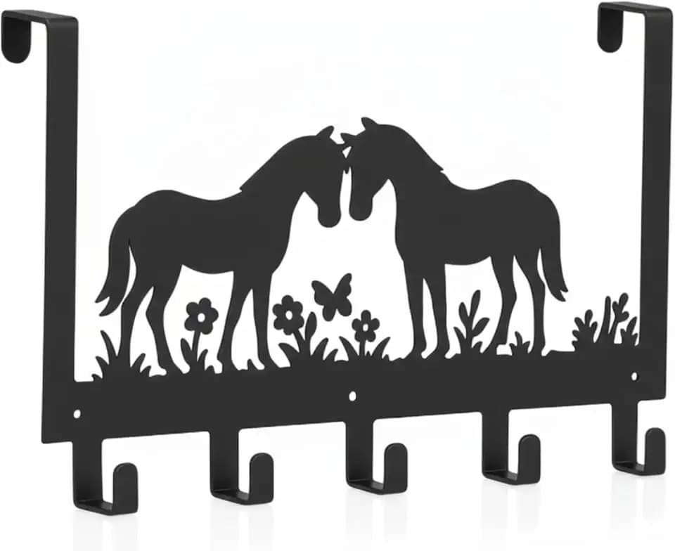 Reallnaive Horse Over The Door Hooks Room Decor