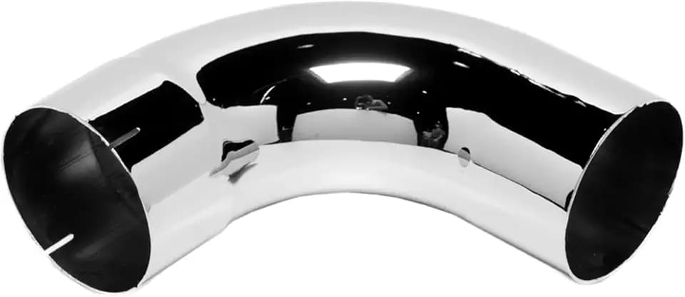Walker Heavy Duty 29911 Exhaust Elbow 90 Deg. Bend Length 12" each side - Dia. 5" Steel Chrome