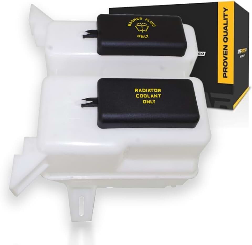 For Ford Ranger Coolant Reservoir 1998-2011 | w/Pump and 2 Caps | Dual Reservoir | FO1288168 | 8L5Z17618A