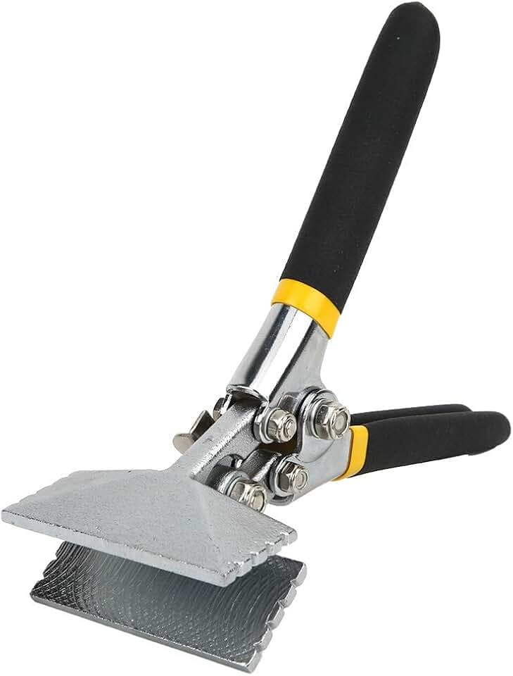Metallbieger Blechbiegezange Manuelle Blechklemme Rutschfester Griff Falzzange Bewehrungsschneider Und Bieger Gerade Für Metallbleche Und Profile