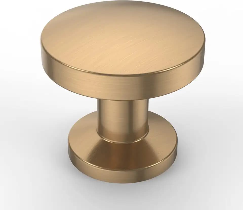 Asidrama 2 Pack Champagne Bronze Kitchen Cabinet Knobs