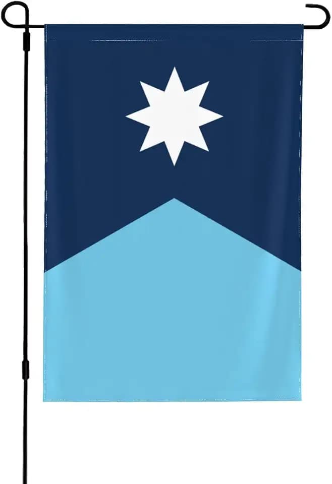 New Minnesota Flag Garden Flag, 12.5"x18" Deco Garden Flags Double Sided, Banner For Party Garden Lawn Yard Home Indoor Outdoor Decorations