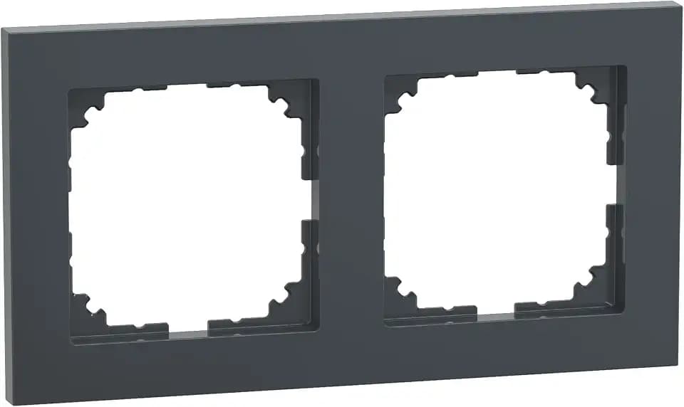Schneider Electric Merten M-Pure-Rahmen, 2-fach, MEG4020-3614