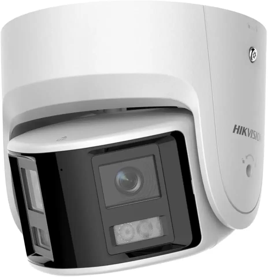 Hikvision DS-2CD2346G2P-ISU/SL(2.8mm)(C) Turret Überwachungskamera mit 4 Megapixel, bis zu 30m Beleuchtung, professionelle Acusense Kamera mit Fehlalarmfilter - Indoor Outdoor Usage: Indoor/Outdoor...