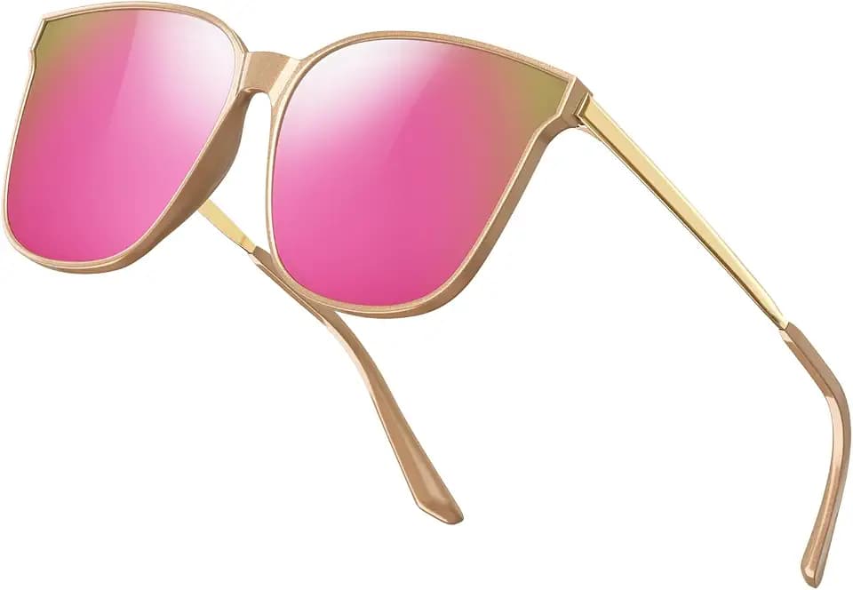 DUCO Oversized Polarized Sunglasses Women Men UV400 Lightweight Trendy