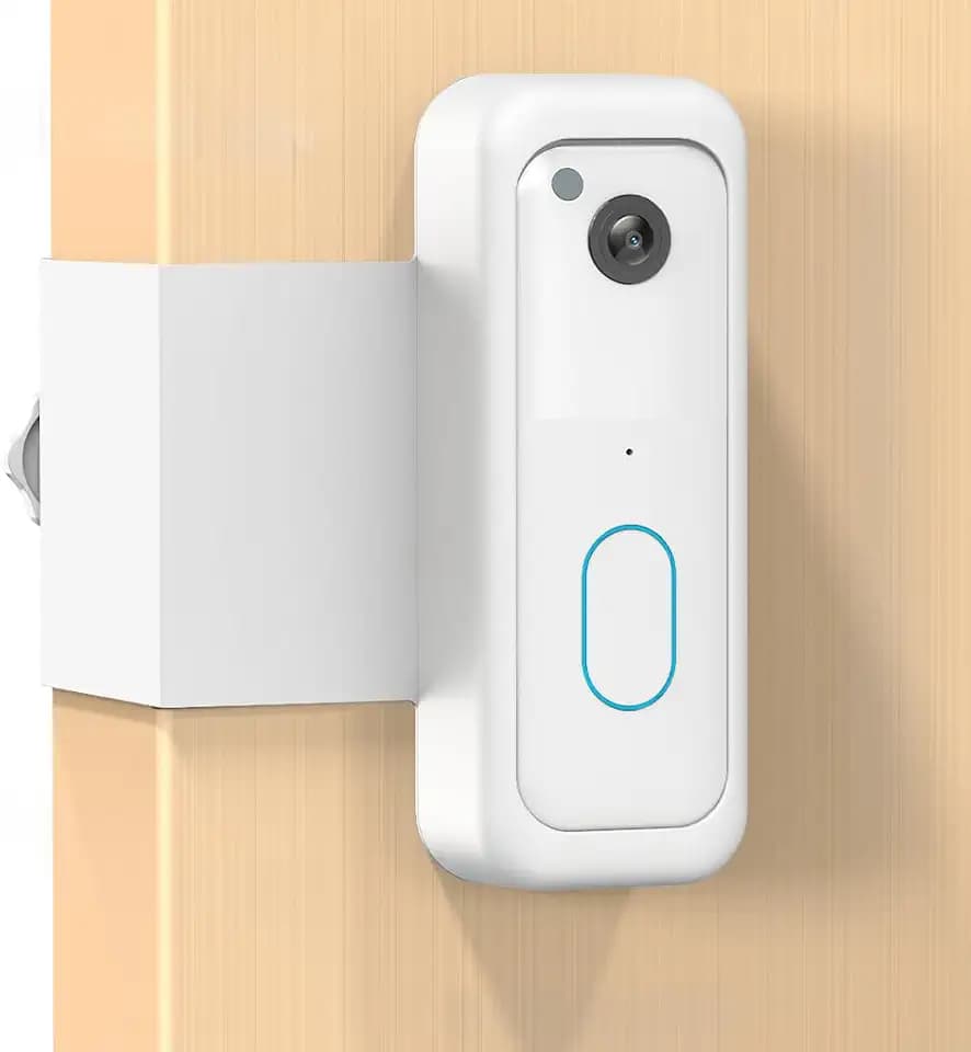 Blink Doorbell Mount, Anti-Theft Video Doorbell Door Mount Bracket,White