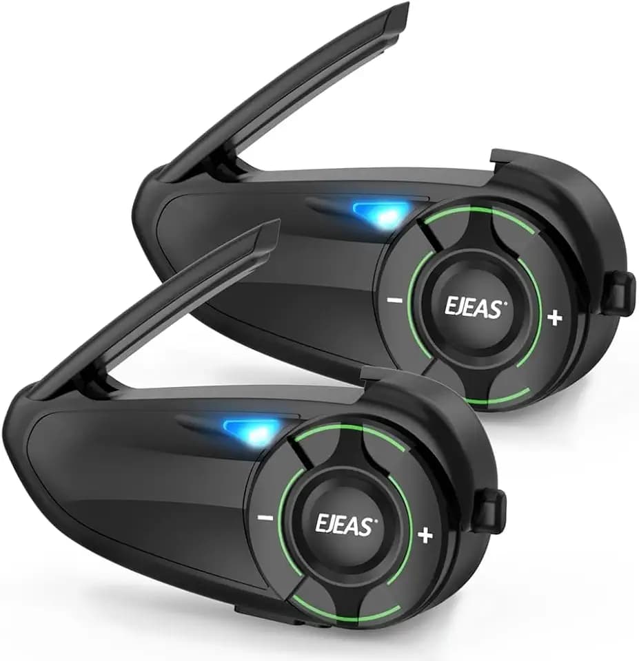 EJEAS Q8 Mesh Bluetooth Helmet Intercom Headset 2 Pack 1000m