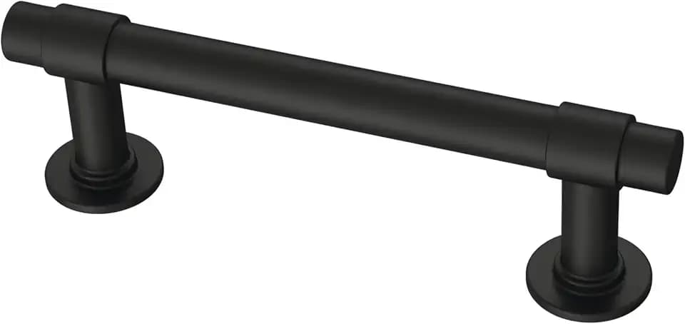 Franklin Brass Francisco (10-Pack) Cabinet Handles 3" Hole Center Pulls | Matte Black Hardware Kitchen Door, Drawers, Dressers, Furniture P29520Z-FB-B