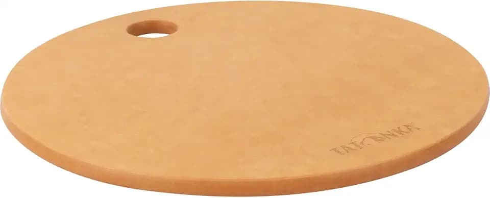 Tatonka Woodfibre Cutting Board 18 cm - Schneidbrett aus Holzfaserlaminat mit 18 cm Durchmesser - Lebensmittelecht und spülmaschinenfest