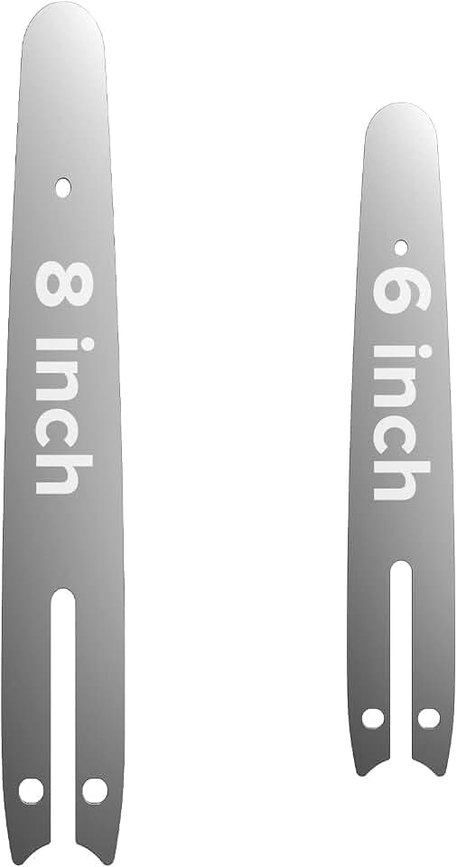 Mini Chainsaw Saw Bars 6 inch & 8 inch - standard Chainsaw Saw Bars Replacement for Improve Maneuverability