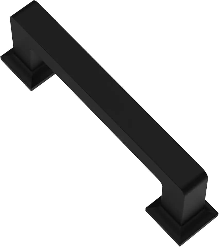 Alzassbg 3" Matte Black Cabinet Pulls and Handles 10 Pack, AL3046MB