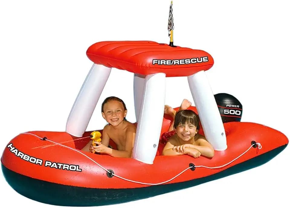 SWIMLINE | Inflatable Water Squirter Float for Kids | 75" | Fire Boat