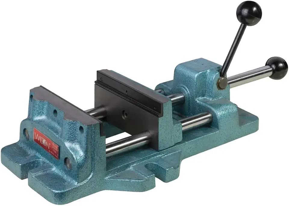 Wilton Cam-Action Drill Press Vise, 6" Jaw Width, 6-3/16" Max Opening (Model 1206)