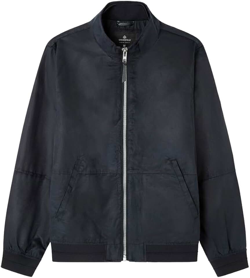 Springfield Herren Suede Puffet Jacket Wildlederjacke
