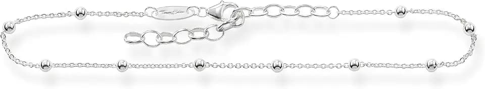 THOMAS SABO Fußkette Dots 925er Sterlingsilber