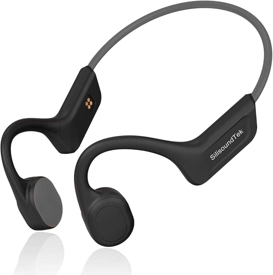 Bone Conduction Headphones,IPX7 Waterproof Wireless Bone Headphones,Open Ear Headphones Bluetooth 5.3 Built-in Mic,10H Playtime for Running,Cycling,Hiking,Gym,Workout.
