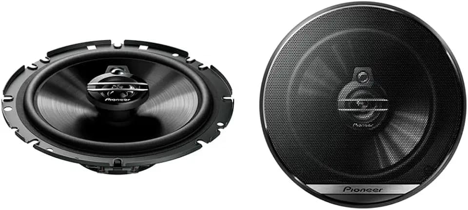 Pioneer TS-G1730F 3-Weg-Koaxiallautsprecher für Autos (300 W), 17 cm, kraftvoller Klang, IMPP-Membr Schwarz