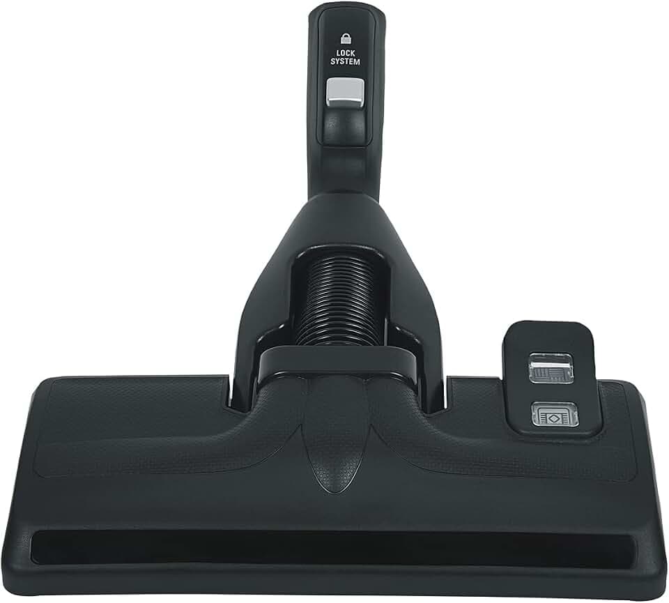 Rowenta Bürste für Bodenstaubsauger, Saugkopf für alle Böden, Hartböden, Fliesen, Teppichboden, Teppich ZR904801, Schwarz