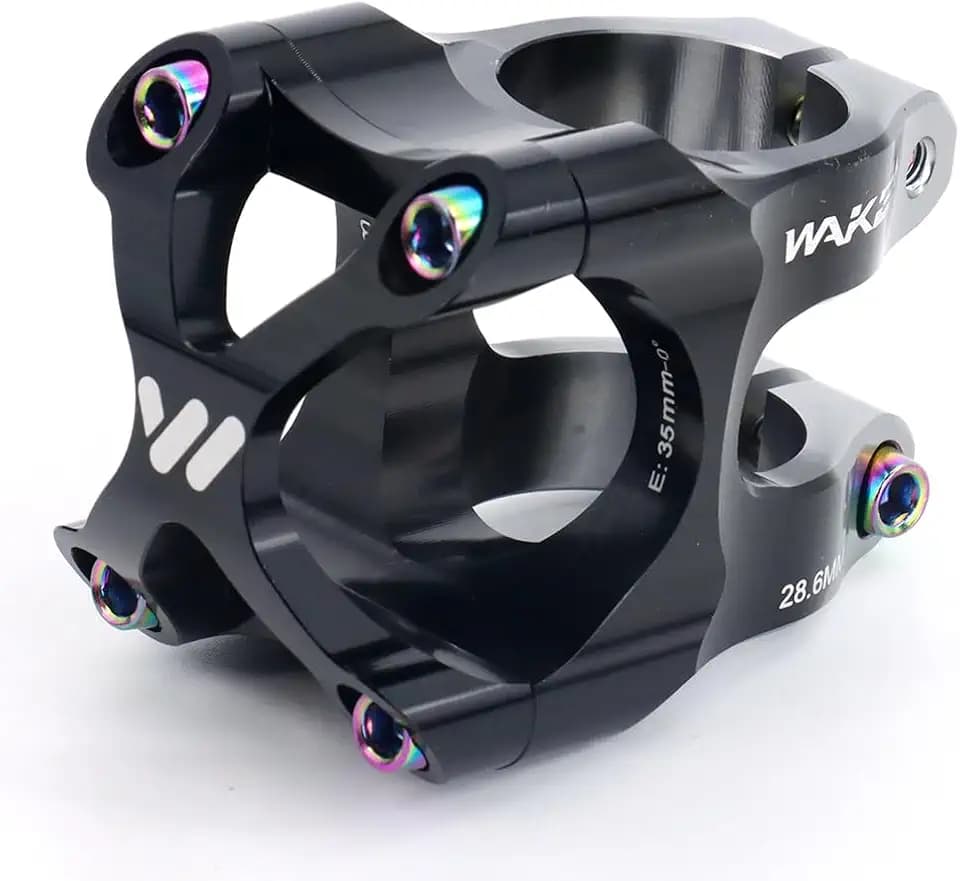 CYSKY 35mm MTB Stem 35mm Clamp Mountain Bike Stem for 35mm Handlebar Clamp 1-1/8 Steer Tube for Mountain, e-MTB, Downhill, Freeride, Gravel