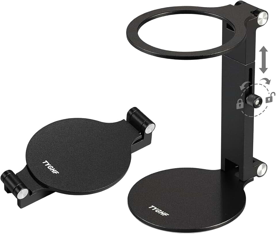 Pour Over Coffee Stand, Adjustable & Foldable Dripper Holder for Travel