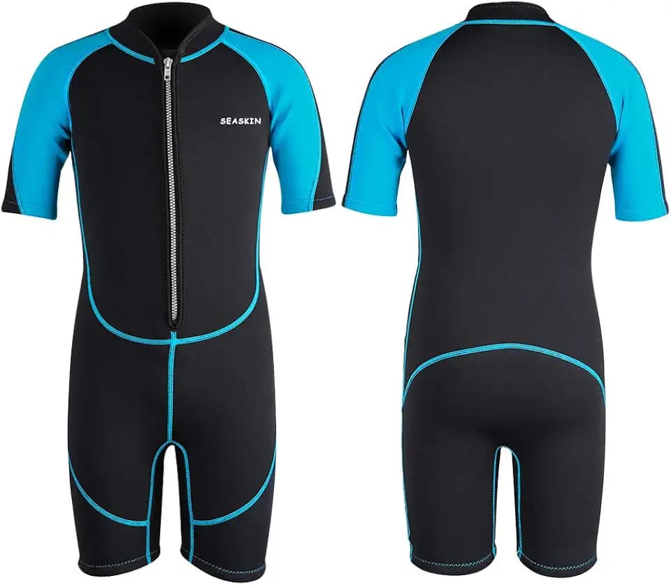 Seaskin Kids Wetsuit for Boys Girls Toddlers 2mm Neoprene Thermal Swimsuits