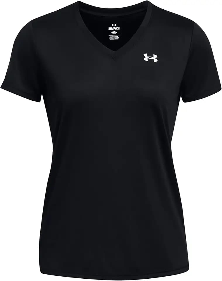 Under Armour Damen Tech Short Sleeve V Neck T-Shirt