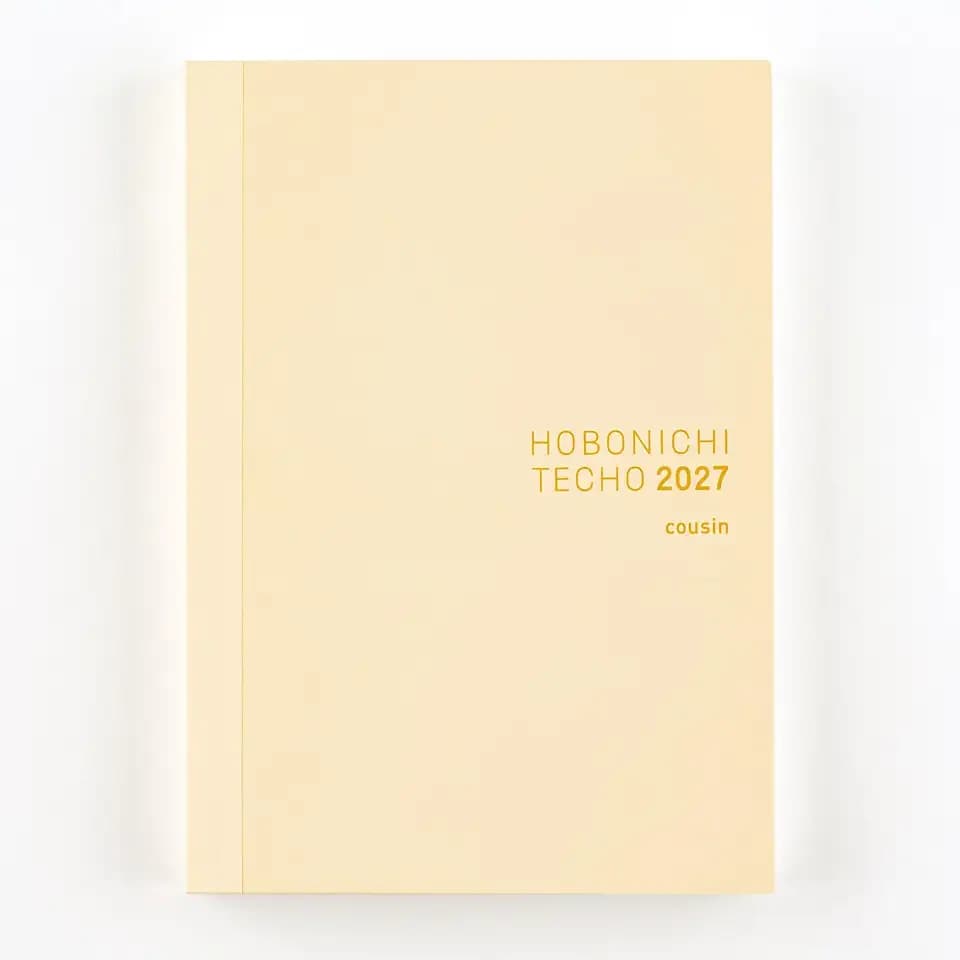 Hobonichi Techo 2027 Cousin Book – A5, English, Daily, Weekly, Jan Start, Mon Start, Planner
