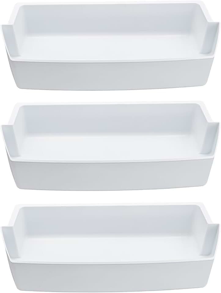 3 Pack 2187172 Refrigerator Door Shelf Bin Fit for Whirlpool Amana Kenmore
