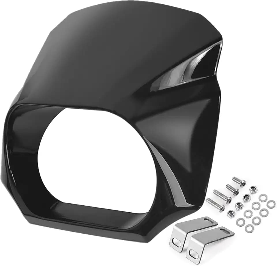 Motorcycle Headlight Fairing Cover Front Head Light Bezel Trim Fairing Cowel Cover Kit Compatible with Harley Sportster S 1250 RH1250S 2021-2024