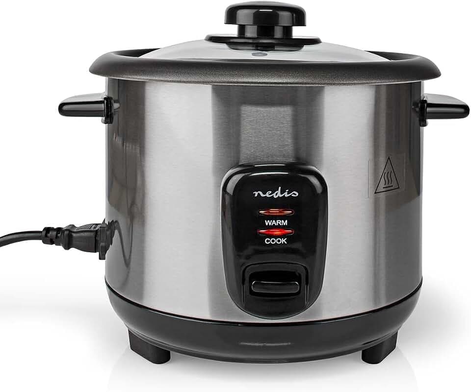 Reiskocher - 1 l - 400 W - Antihaft-Beschichtung - Herausnehmbare Schüssel - Automatische Abschaltung