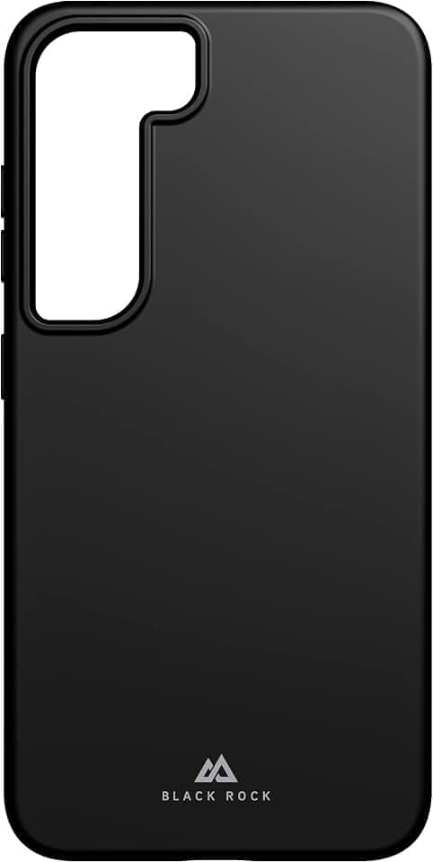 Black Rock - Silikonhülle Hülle Urban Case Passend für Samsung Galaxy S23 5G I Handyhülle, Silikon, Dünn, rutschfest (Schwarz)