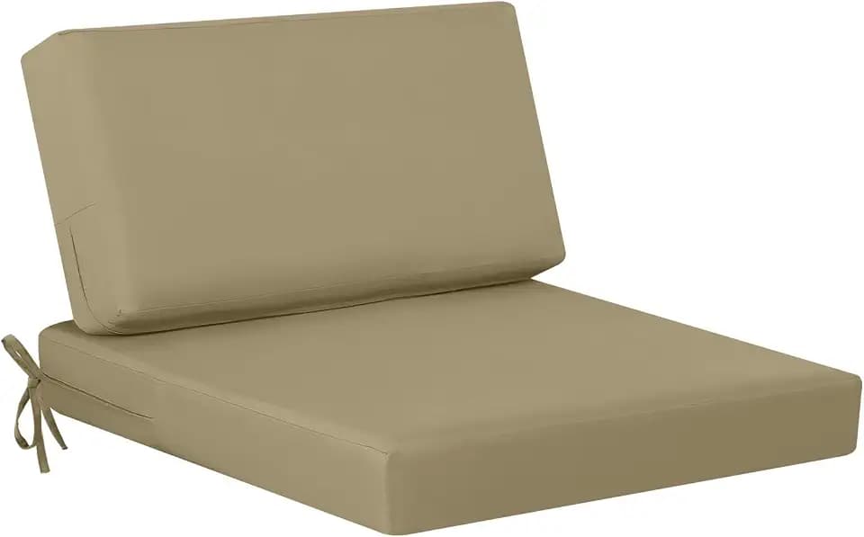 idee-home Outdoor Chair Cushions for Patio Furniture, Outdoor Seat Cushion
