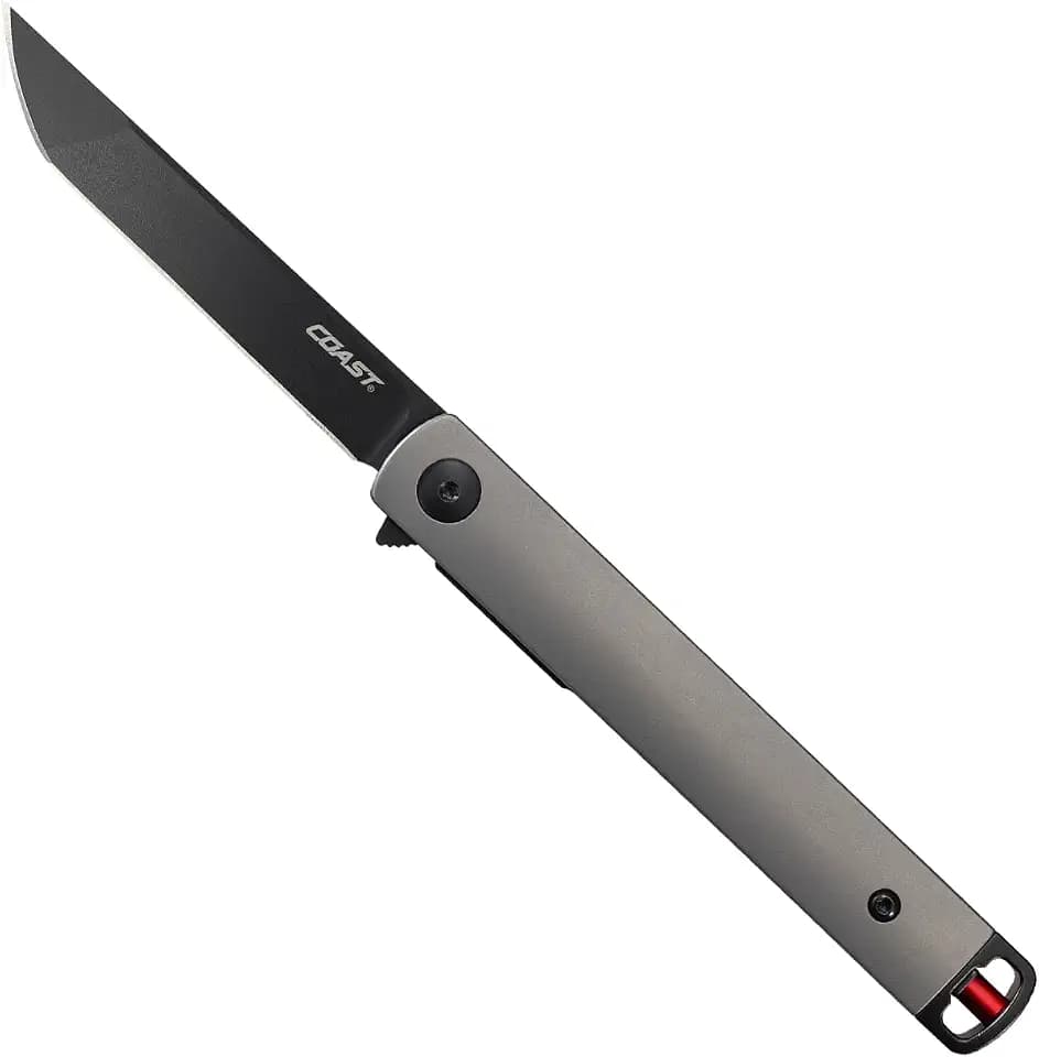 Coast Founder's Collection SELECT Gentleman's EDC Folding Pocketknife, Tanto Blade
