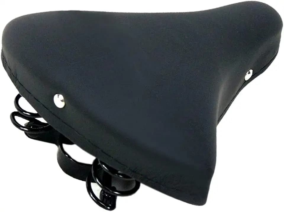 Montegrappa Gefederter Fahrrad-Sattel, ideal für Fahrräder Graziella, historische Räder, Holland- und Vintage-Räder, Herren und Damen