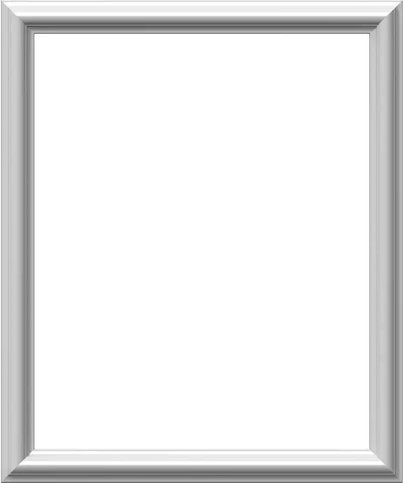 Ekena Millwork PNL20X24AS-01-CASE-4 Ashford Molded Classic Wainscot Wall Panel, 20-in. W x 24-in. H, Factory Primed White, 2 Count