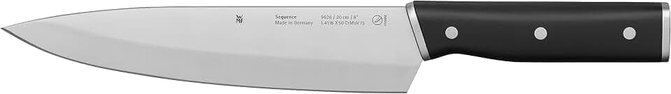 WMF Sequence Kochmesser 33 cm, Made in Germany, Küchenmesser scharf, Performance Cut, Kinetisches Design, Spezialklingenstahl, Klinge 20 cm