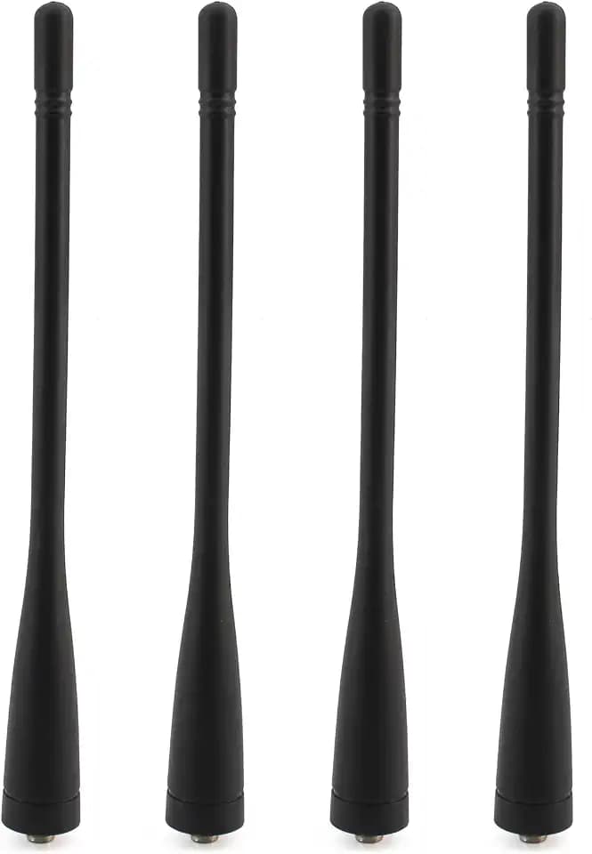 4Pcs KRA-27 UHF 400-470MHz Replacement Antenna Fit for Kenwood TK372 TK380 TK3107 TK-3207G TK3140 TK3160 TK3170 TK3173 TK3180 TK3300 TK-3400 TK-3402 TK-5310 TK-5320 Two Way Radio 6 Inch