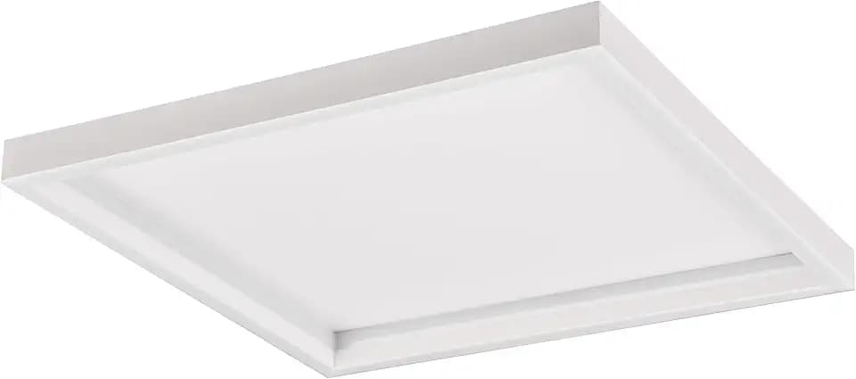 Reality Leuchten LED Deckenleuchte Rotonda R64502931, Metall Weiß matt, Kunststoff, inkl. 20 Watt LED