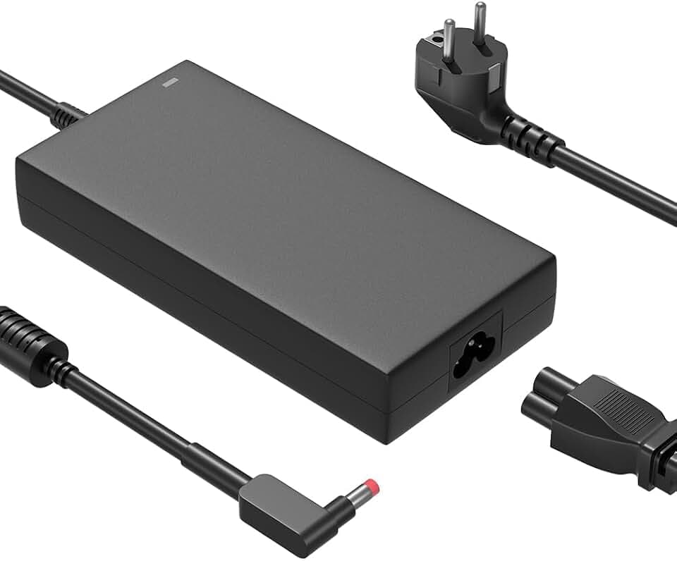 180W Laptop Ladekabel Kompatibel mit Acer Nitro 5 7 V17 V16 V15 V14 AN515 AN517 und Predator Helios 300 PH315 PH317 G3-573 Triton 300 500 PT315 PT314 Laptop Netzteil Ladegerät (für 135W)