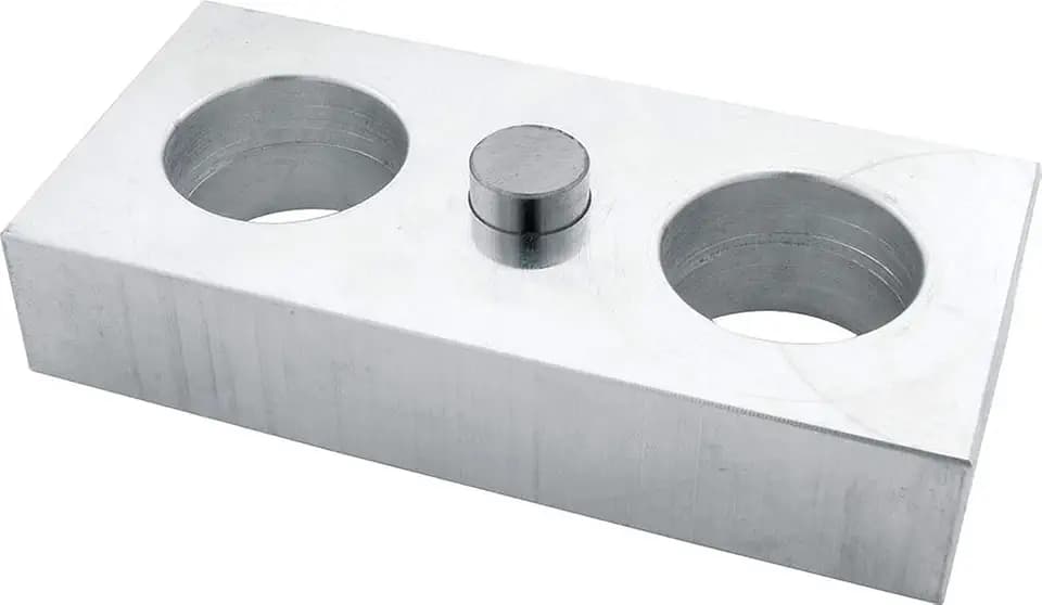 Allstar Performance ALL56061 2.5" Wide x 5" Long x 1" High 5/8" Pin Diameter Billet Aluminum Lowering Block