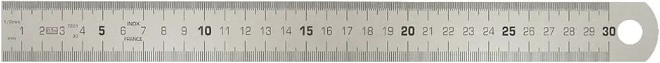 KS Tools 300.0112 Halbflexibler Stahlmaßstab, 1000mm, Farbig, 1000 mm