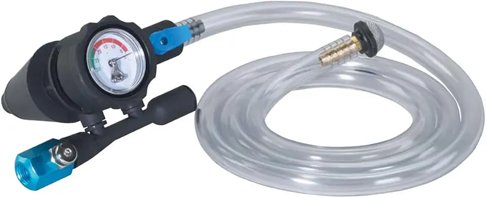 Robinair 75260 Coolant Refiller with Hose, Gauge and Universal Cone Adapter